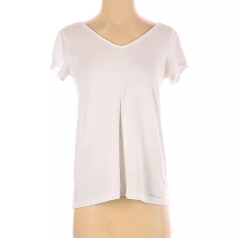 Catherine malandrino white shirt sleeve top